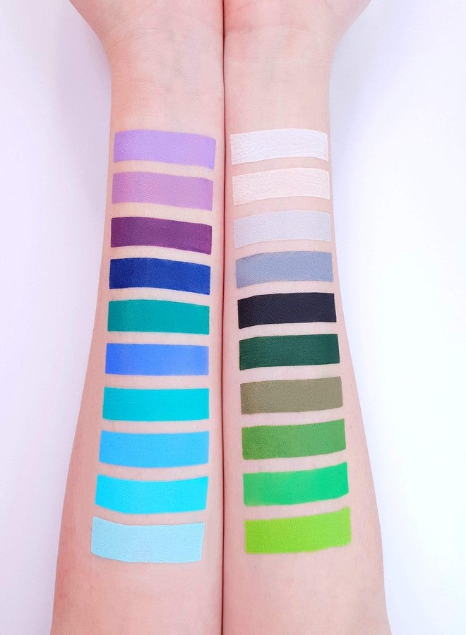 Moon Creations Pro Face & Body Paint Cake Pots Light Brown - Professional Water Based Face Paint Makeup for Adults, Kids - 1.26oz - Image 4